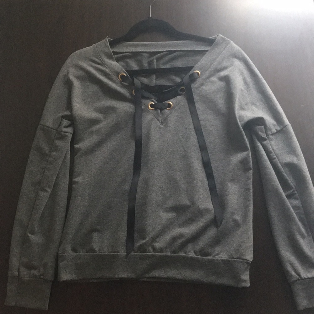 Nasty Gal Tie Sweater